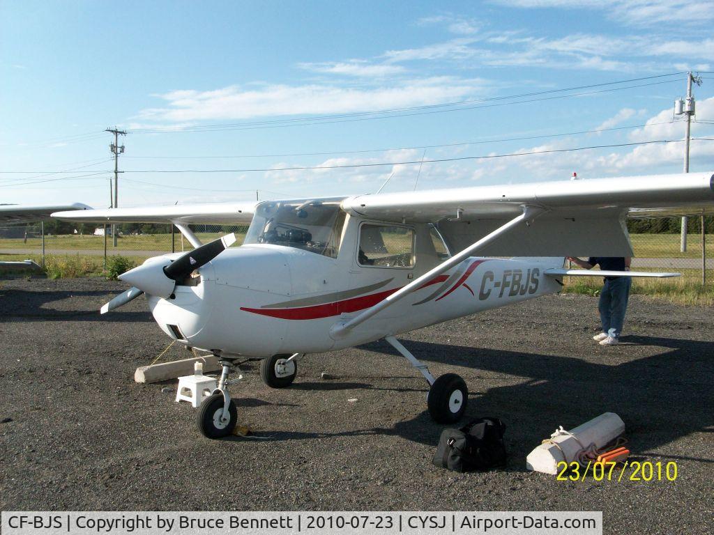CF-BJS, 1970 Cessna 150K C/N 15071449, On the ramp at CYSJ Saint John New Brunswick Canada