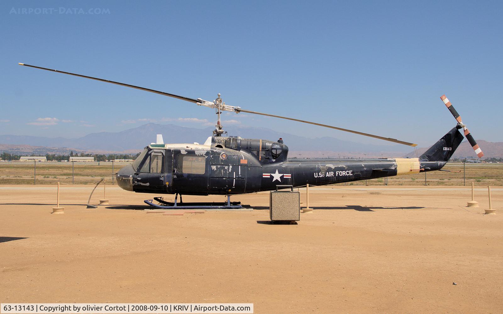 63-13143, Bell UH-1F Iroquois C/N 7003, March museum