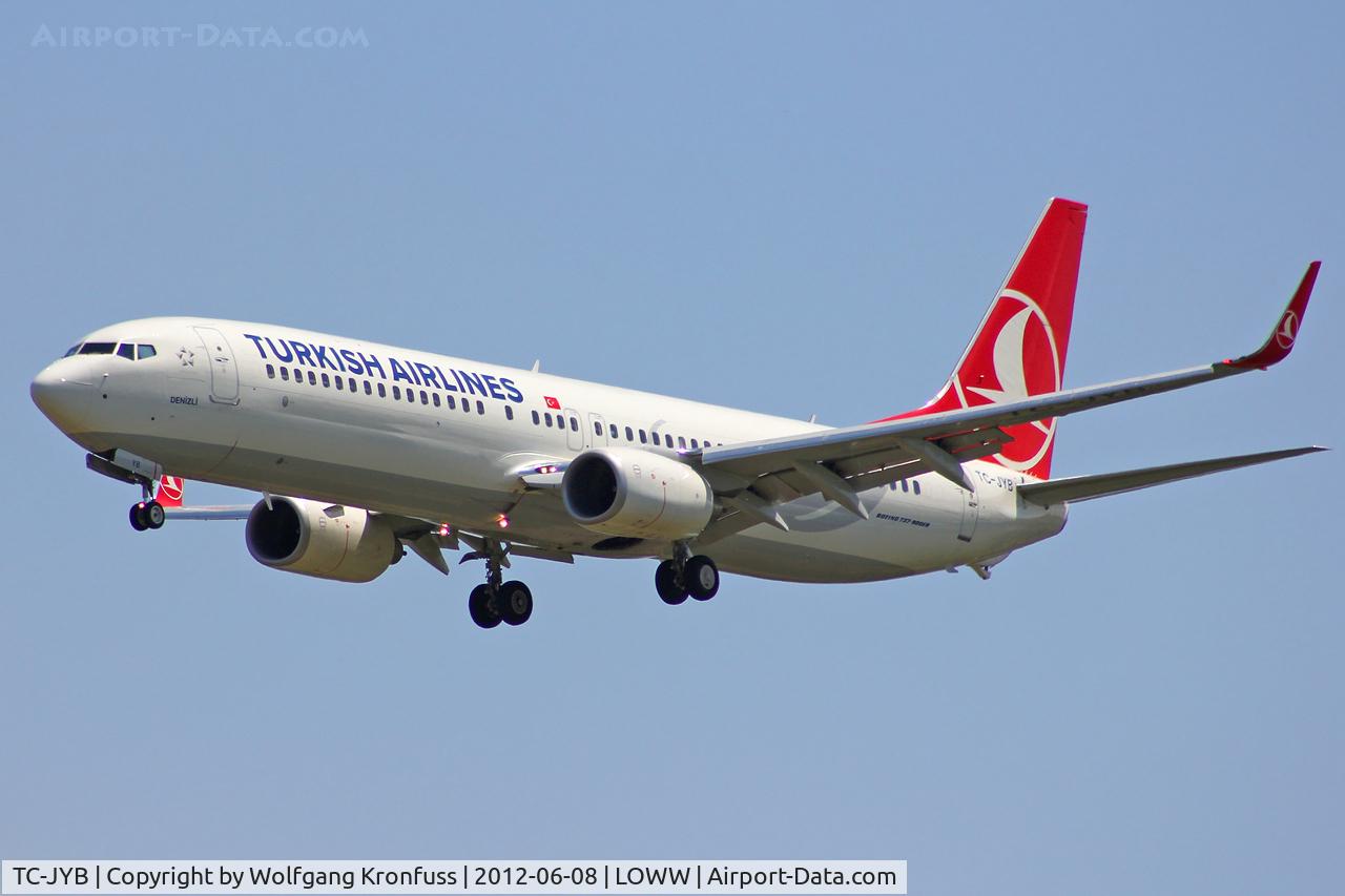 TC-JYB, 2011 Boeing 737-9F2/ER C/N 40974, Turkish