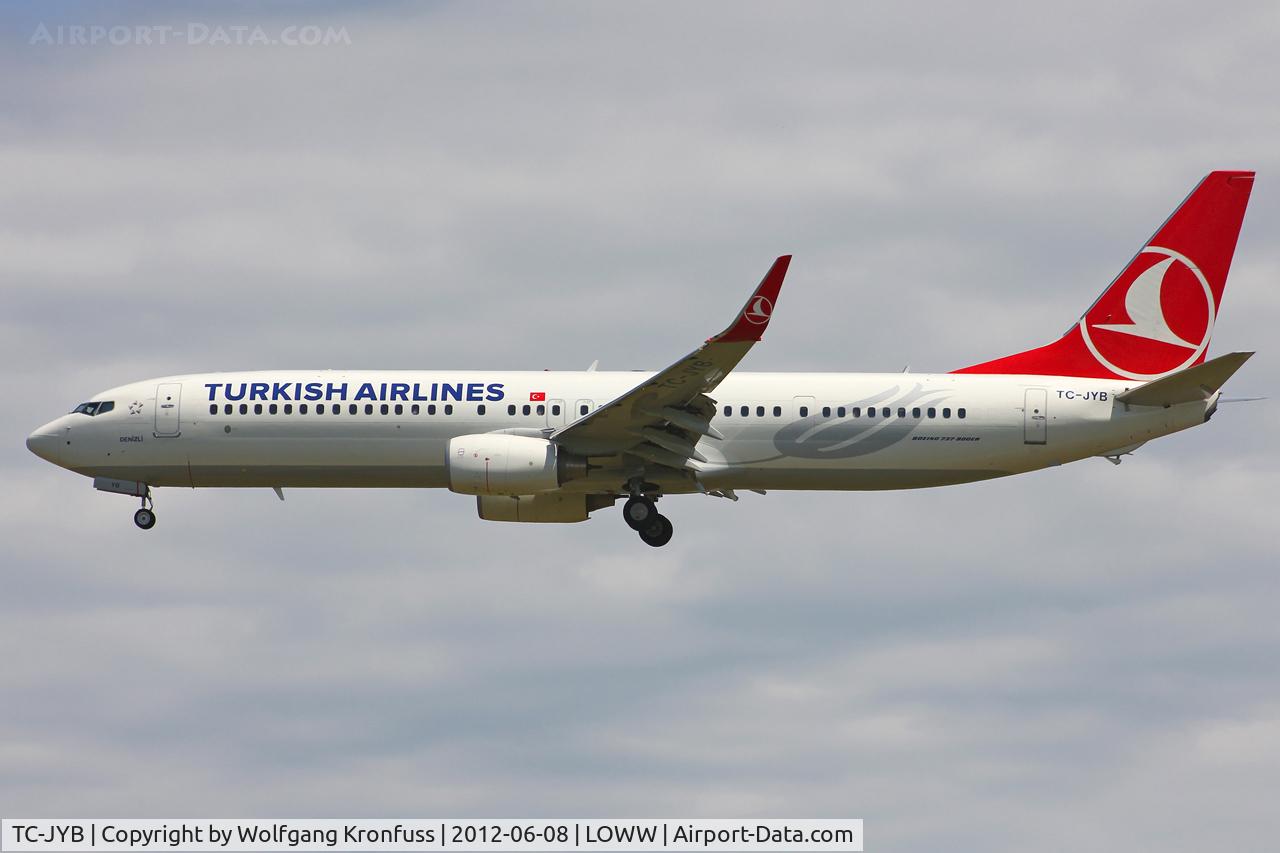 TC-JYB, 2011 Boeing 737-9F2/ER C/N 40974, Turkish