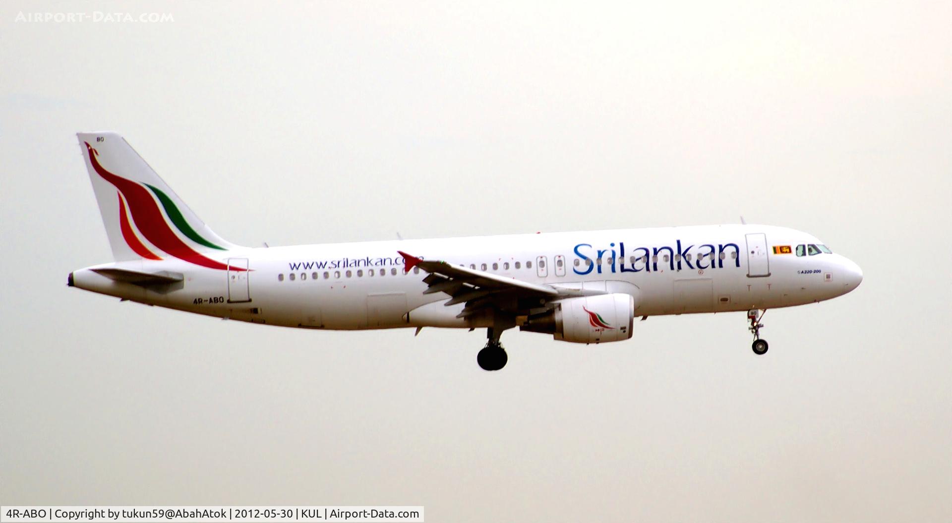 4R-ABO, 2011 Airbus A320-214 C/N 4915, SriLankan Airlines