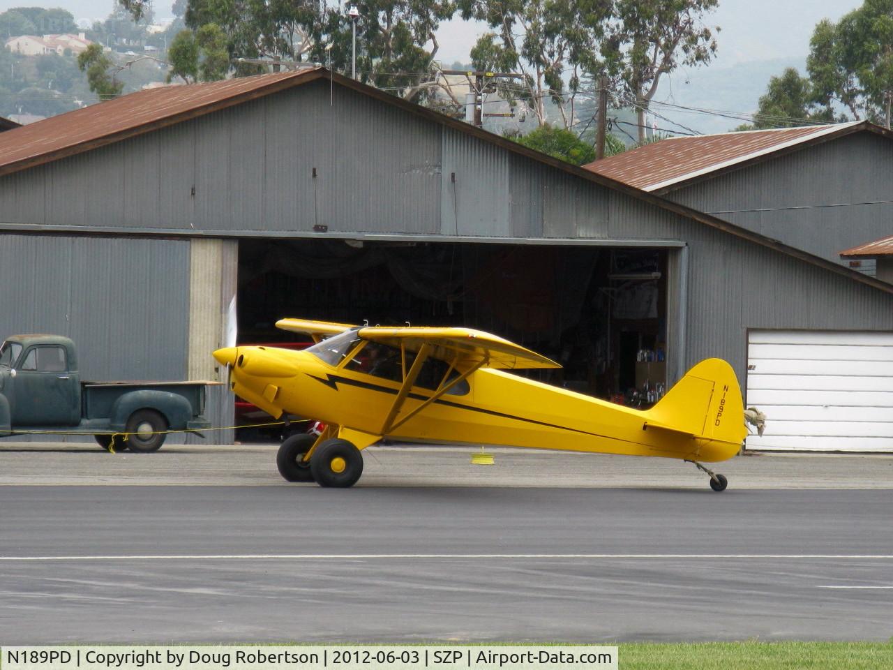 N189PD, Cub Crafters CC11-160 Carbon Cub SS C/N CC11-00189, 2011 Cubcrafters CC11-160 CARBON CUB LSA, Lycoming O-360-based O-320 cylinders rated at 180 Hp for 5 minutes, 80 Hp continuous, taxi after landing Rwy 22