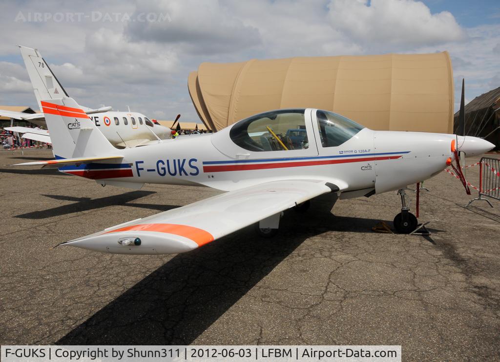 F-GUKS, Grob G-120A-F C/N 85052, Displayed during LFBM Open Day 2012