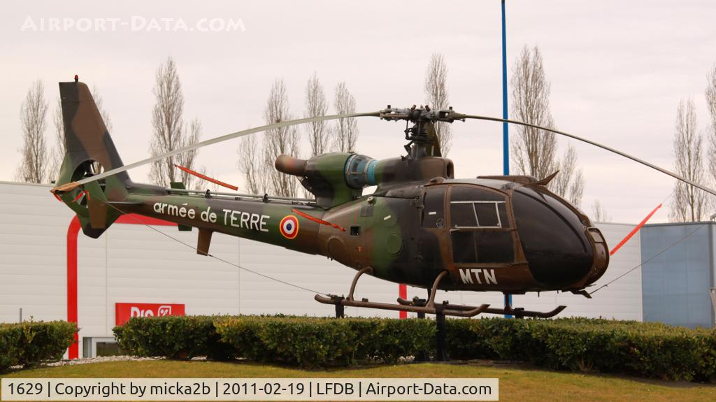 1629, Aérospatiale SA-341F Gazelle C/N 1629, Stocked