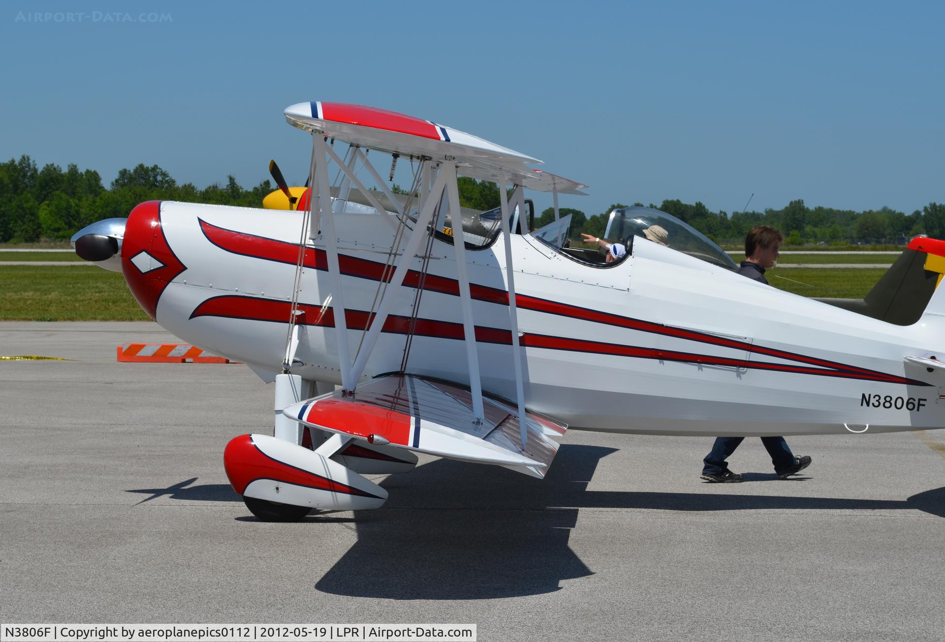 N3806F, 1977 Great Lakes 2T-1A-2 Sport Trainer C/N 0774, N3806F seen at KLPR.