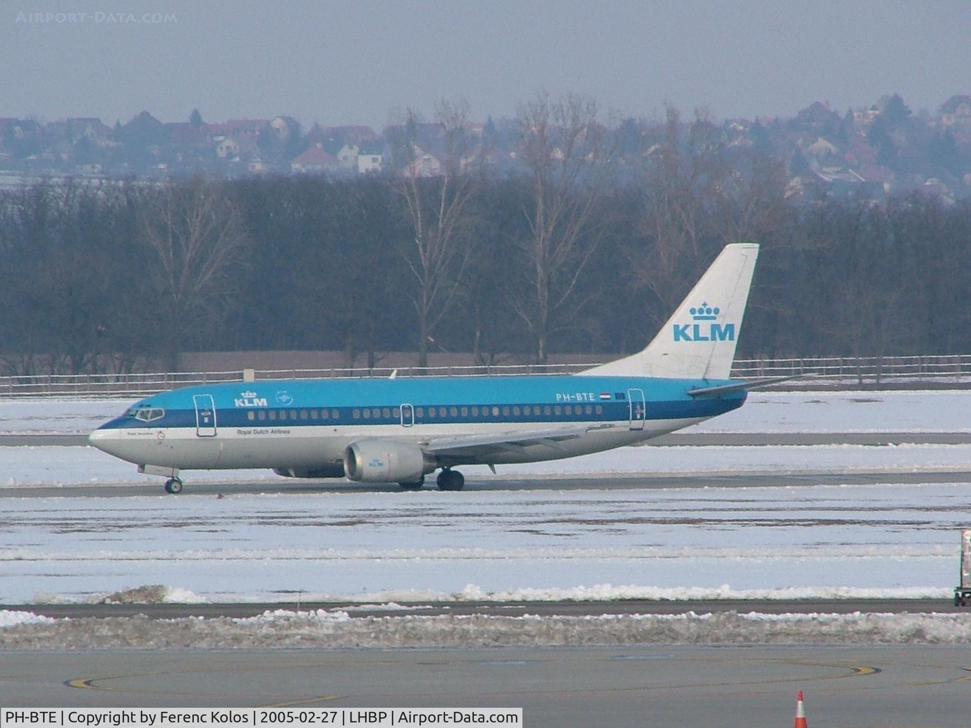 PH-BTE, 1993 Boeing 737-306 C/N 27421, Ferihegy