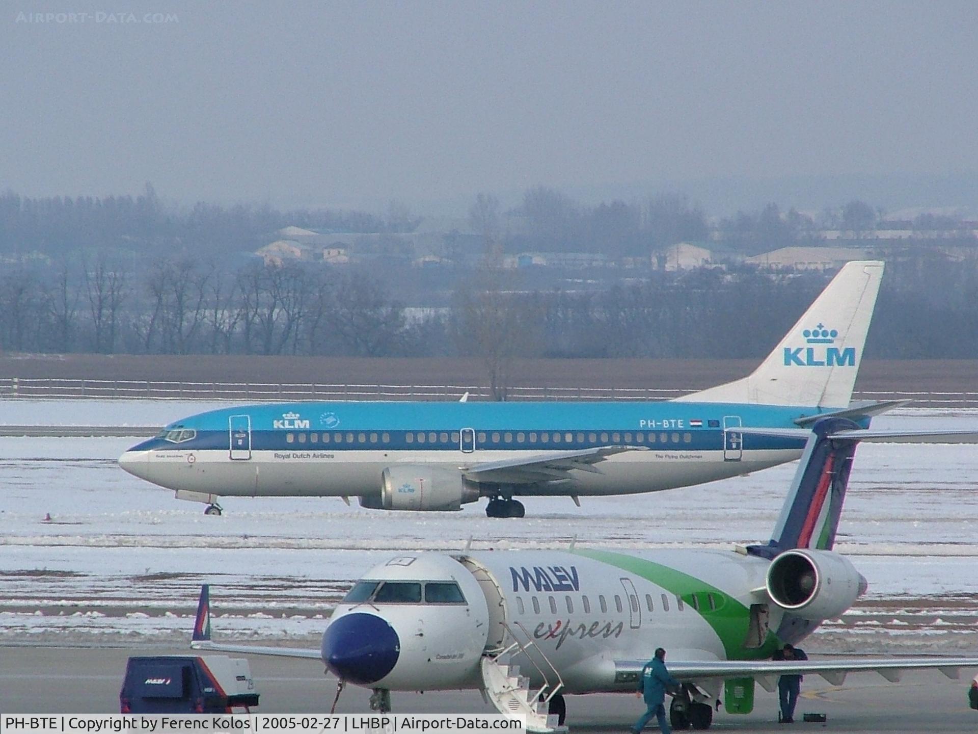 PH-BTE, 1993 Boeing 737-306 C/N 27421, Ferihegy