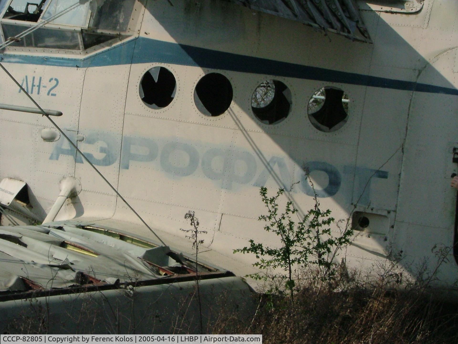 CCCP-82805, 1975 PZL-Mielec AN-2R C/N 1G166-23, Esztergom
