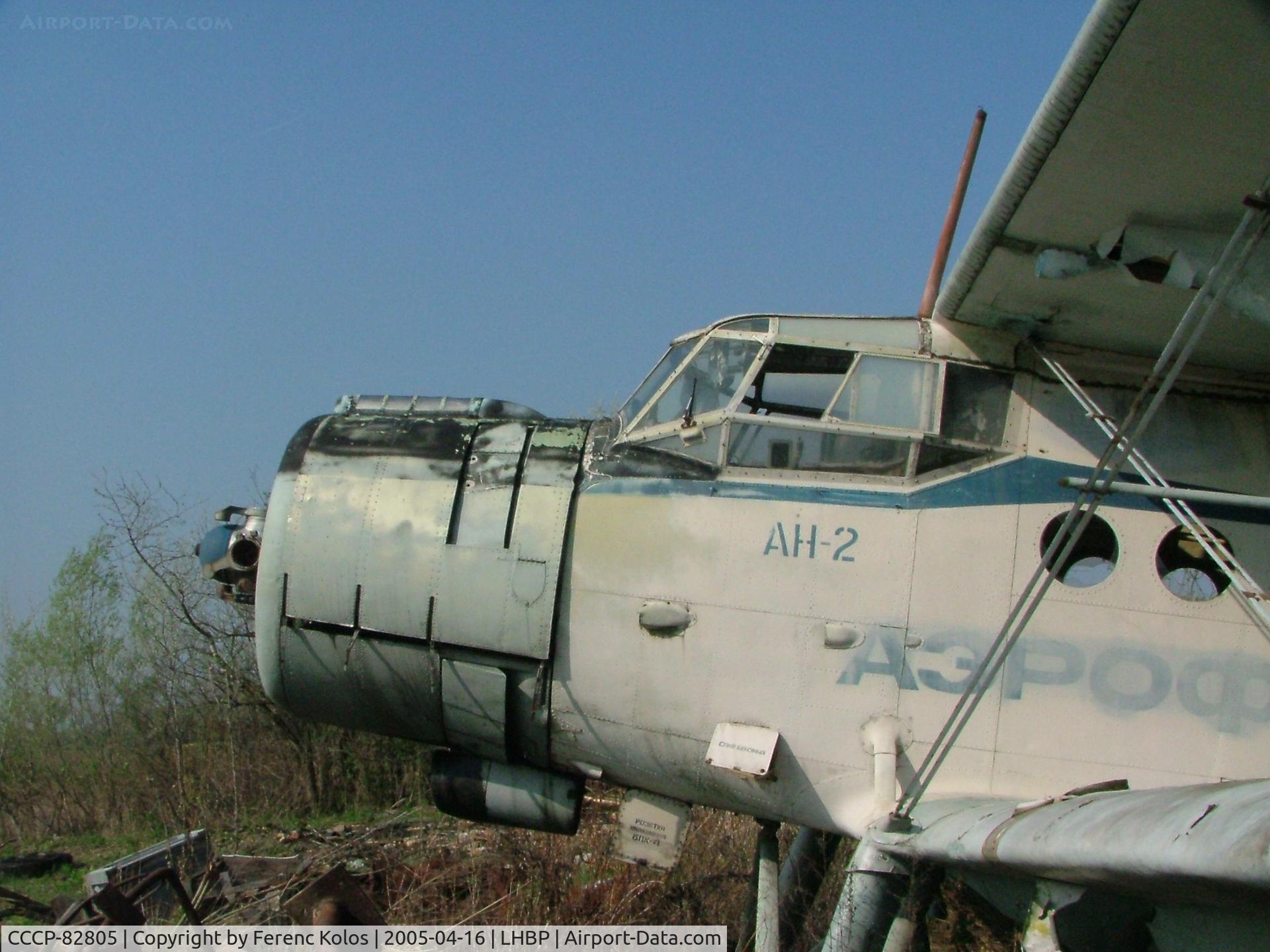 CCCP-82805, 1975 PZL-Mielec AN-2R C/N 1G166-23, Esztergom
