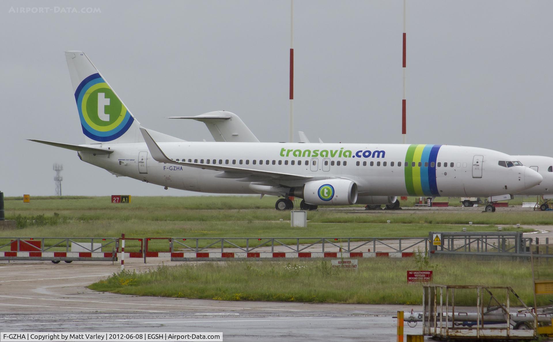 F-GZHA, 2007 Boeing 737-8GJ C/N 34901, Sat on stand 9.