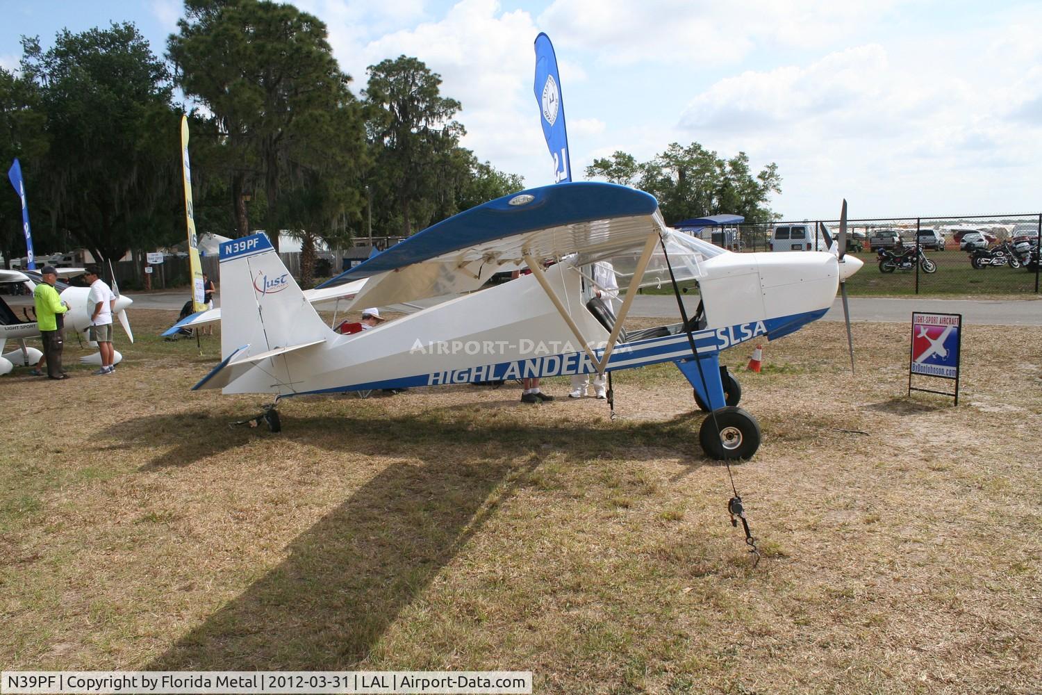 N39PF, Just Aircraft Highlander C/N JA202-03-10, Highlander