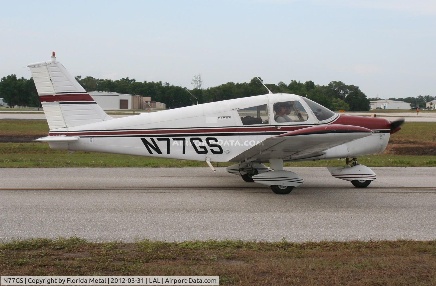 N77GS, 1971 Piper PA-28-140 C/N 28-7125445, PA-28-140