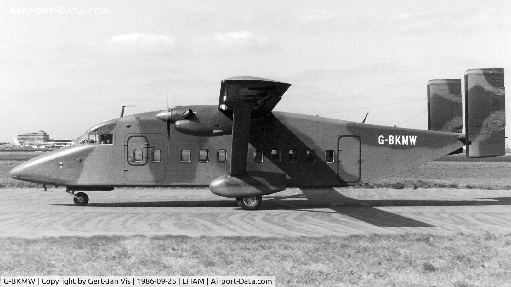 G-BKMW, 1982 Short 330-100 C/N SH.3094, Prototype C23 Sherpa at AMS