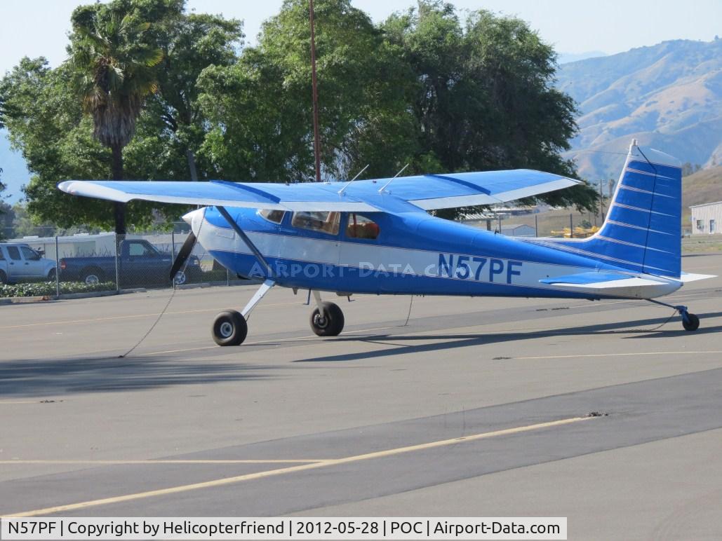 N57PF, 1959 Cessna 180B C/N 50512, Parked in transient parking