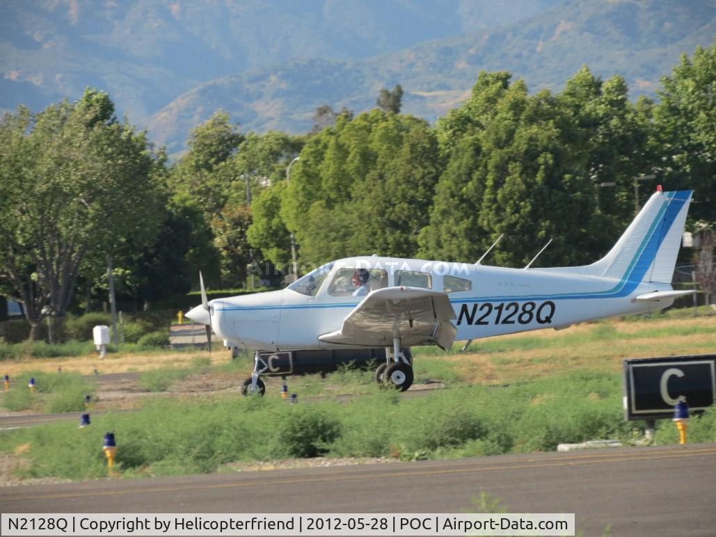 N2128Q, 1979 Piper PA-28-161 Cherokee Warrior II C/N 28-7916281, Down and rolling out
