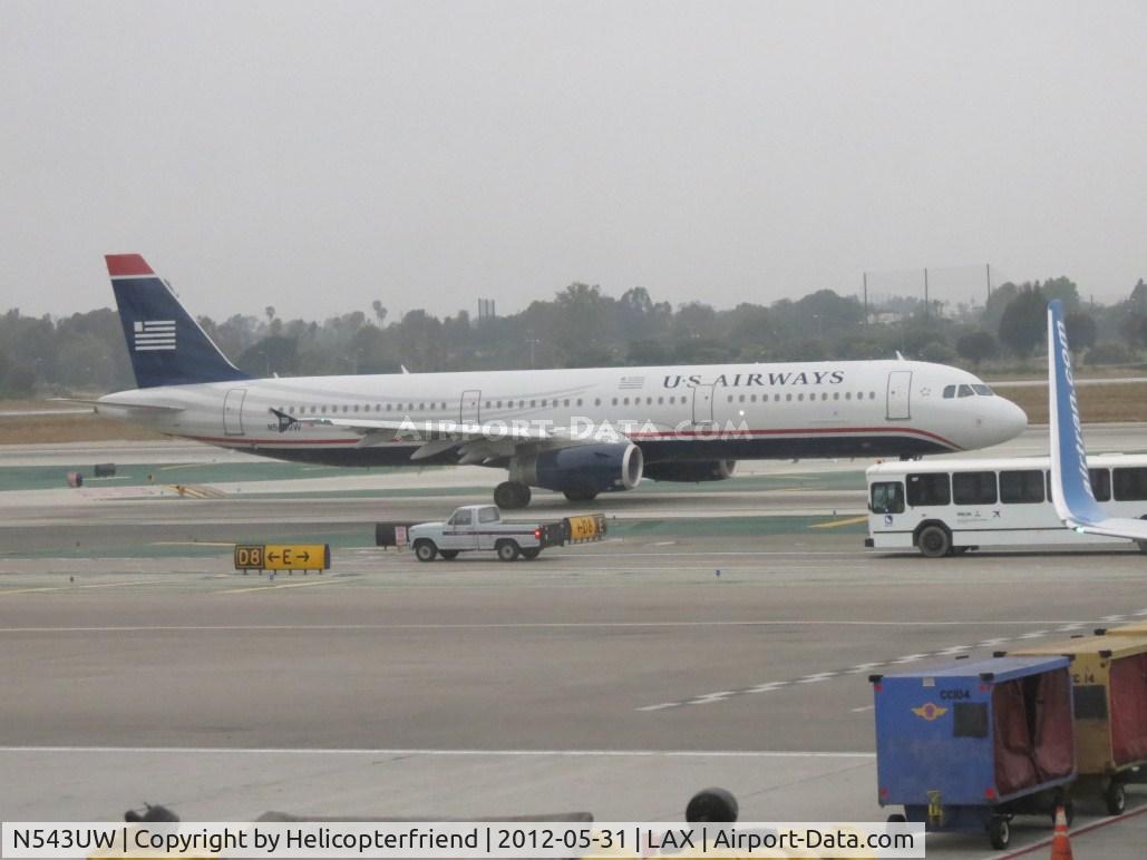 N543UW, 2011 Airbus A321-231 C/N 4843, Taxiing to runway 24L