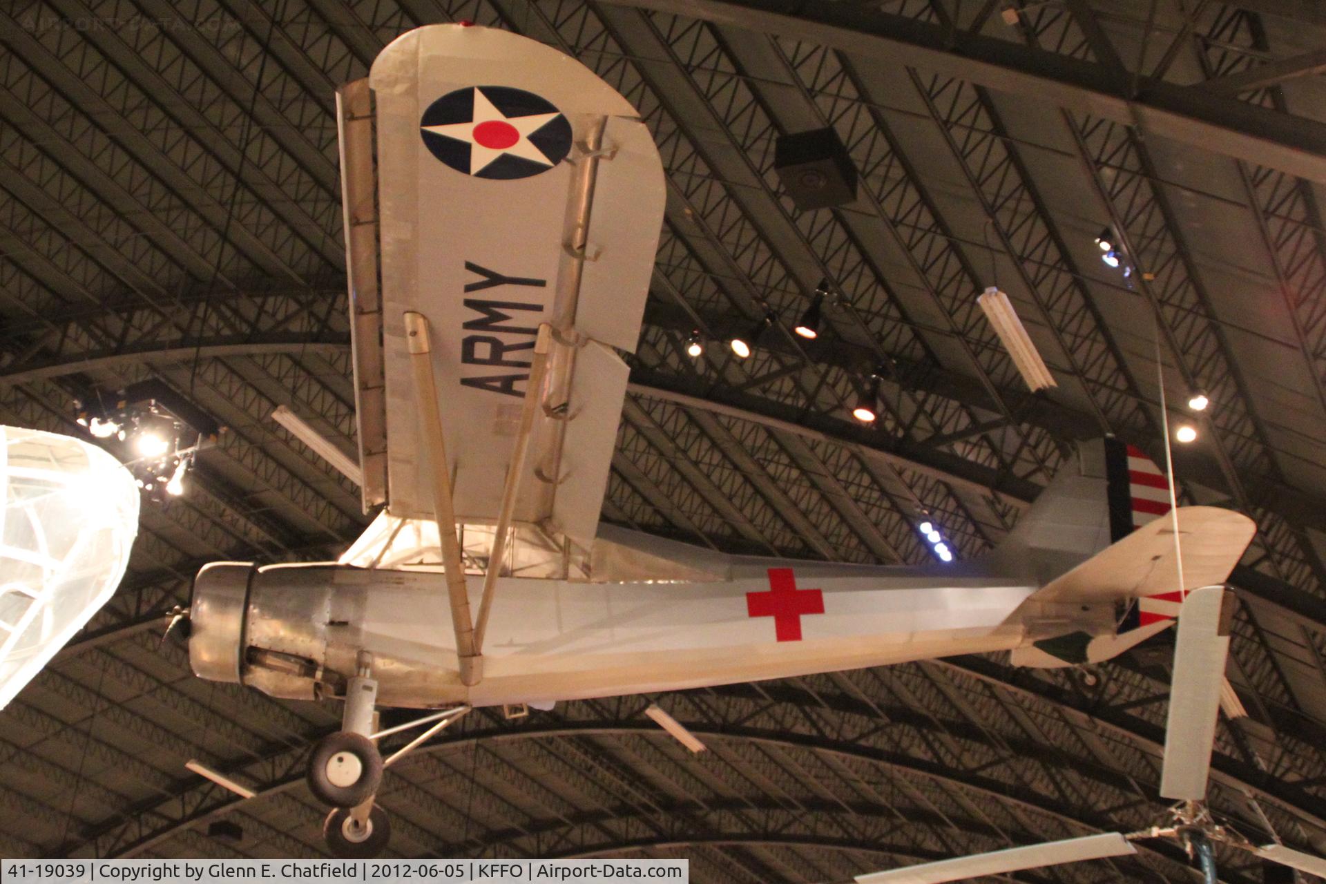 41-19039, Stinson L-1F C/N 11-2203, At the Air Force Museum