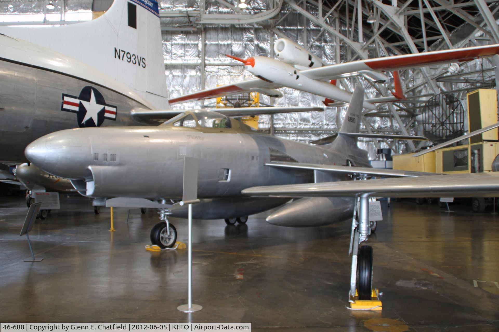 46-680, 1948 Republic XF-91 Thunderceptor C/N Not found 46-680, At the Air Force Museum