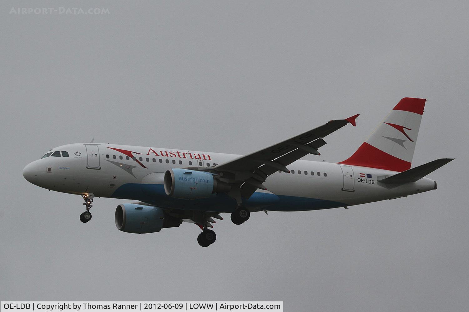 OE-LDB, 2004 Airbus A319-112 C/N 2174, Austrian Airlines Airbus A319