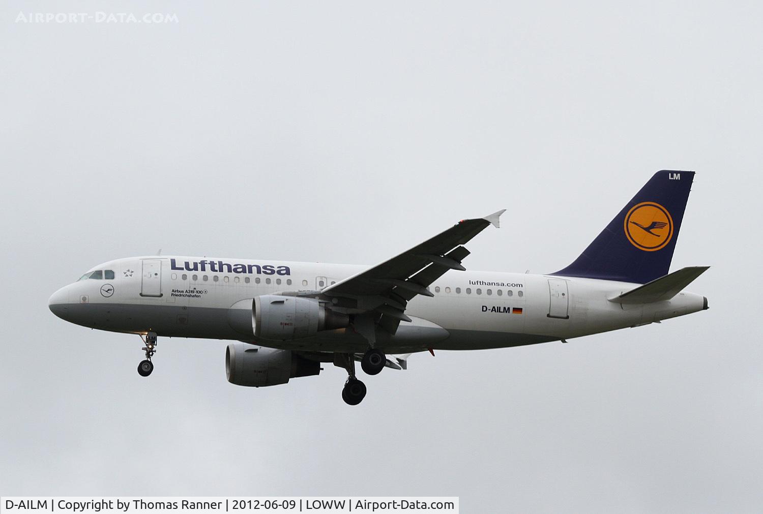 D-AILM, 1997 Airbus A319-114 C/N 694, Lufthansa Airbus A319