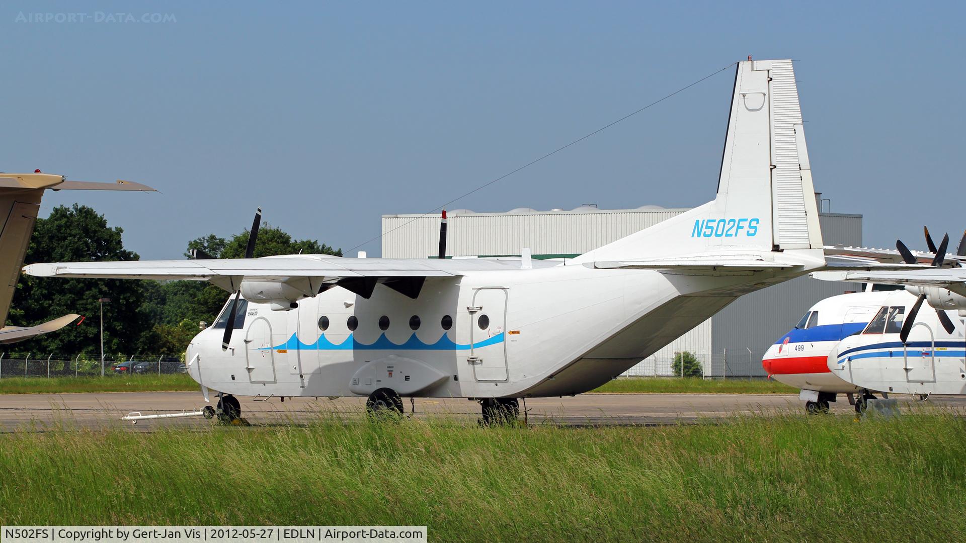 N502FS, 1985 CASA C-212-200 Aviocar C/N 294, Here for maintenance