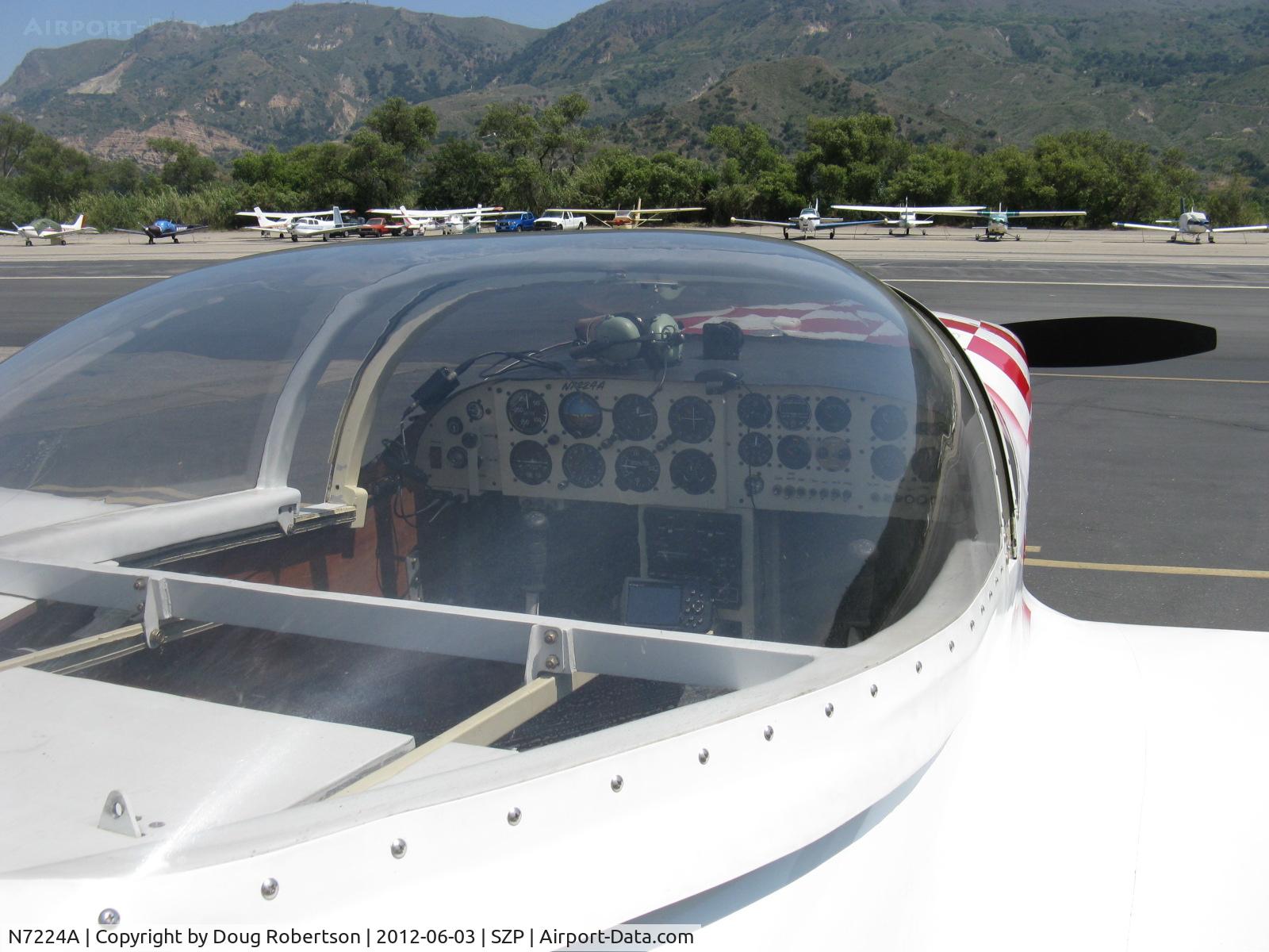 N7224A, 1998 Osprey GP-4 C/N 8, 1998 Baum PEREIRA GP4, Lycoming IO-360-A1A 200 Hp, wood scratch-built retractable gear, 240 mph cruise, 2,200 fpm climb, 1,200 mile range w/reserves, full panel