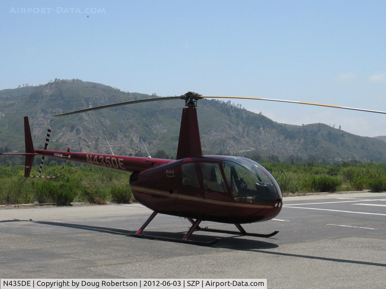 N435DE, 2005 Robinson R44 Raven II C/N 10605, 2005 Robinson R44 RAVEN II, Lycoming IO-540 derated to 245 Hp for 5 minutes for takeoff, 205 Hp continuous