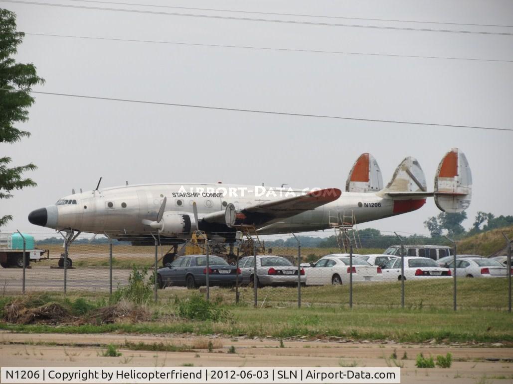N1206, 1949 Lockheed L-749A-79 (WV-1) Constellation C/N 749-2613, Parked at the north end with one engine missing
