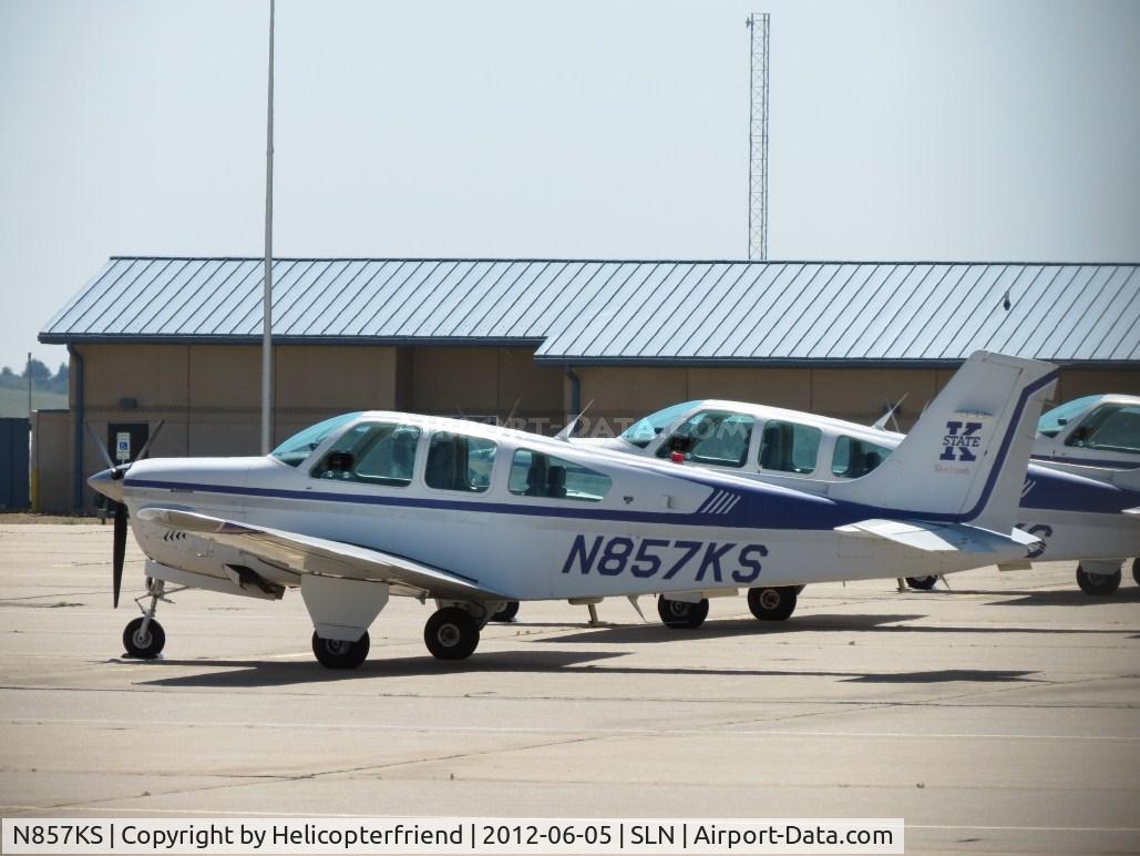 N857KS, 1993 Beech F33A Bonanza C/N CE-1751, Parked at KS hanger parking area
