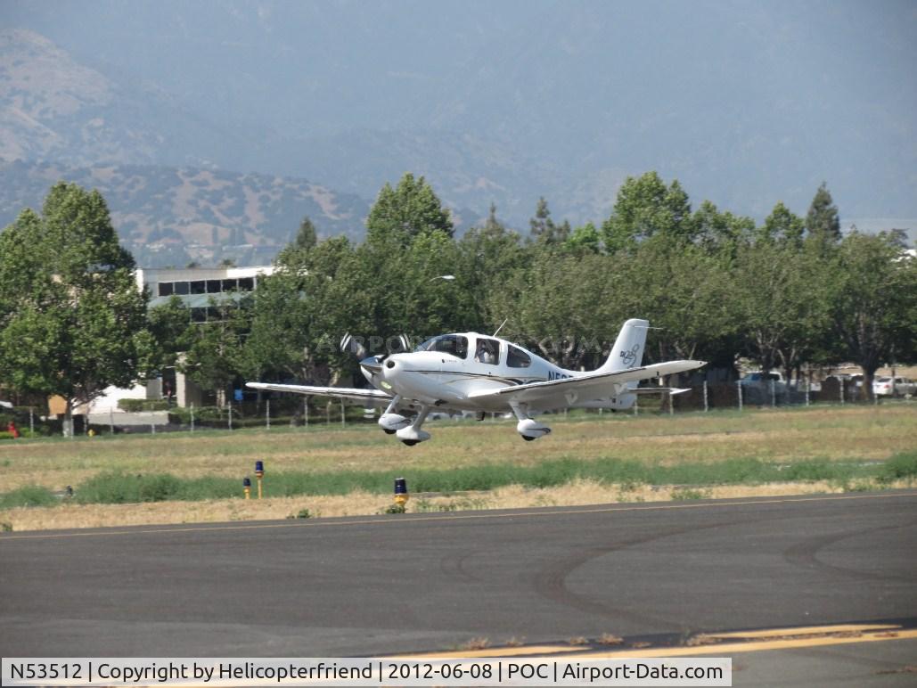 N53512, 2004 Cirrus SR22 G2 C/N 0868, Over the threshold for 26L