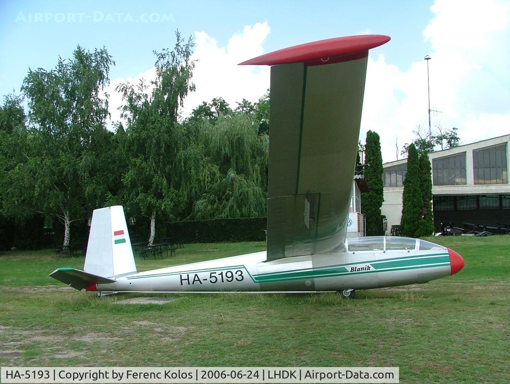HA-5193, 1977 Let L-13 Blanik C/N 026804, Dunakeszi