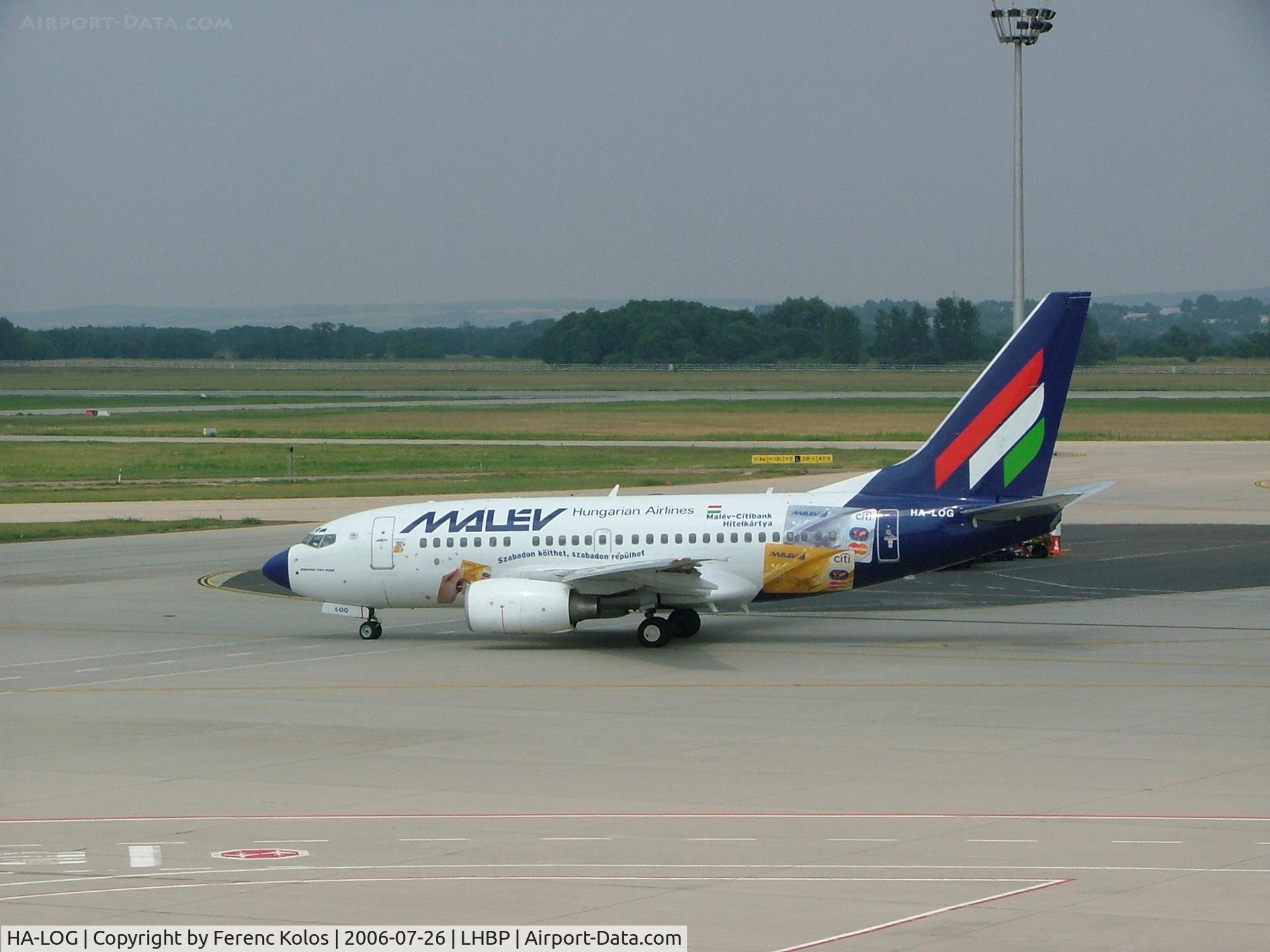 HA-LOG, 2004 Boeing 737-6Q8 C/N 28261, Ferihegy