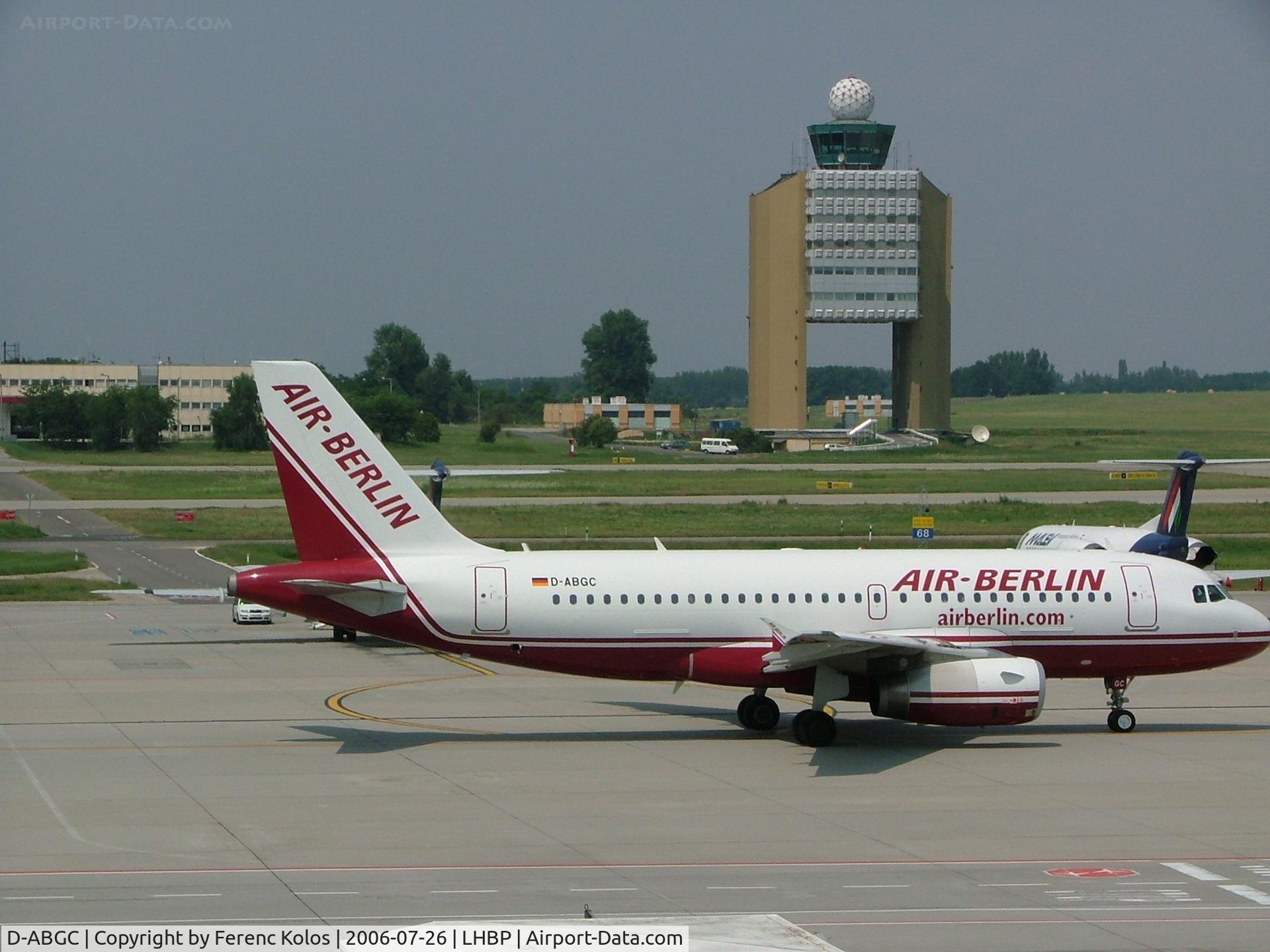 D-ABGC, 2005 Airbus A319-132 C/N 2468, Ferihegy