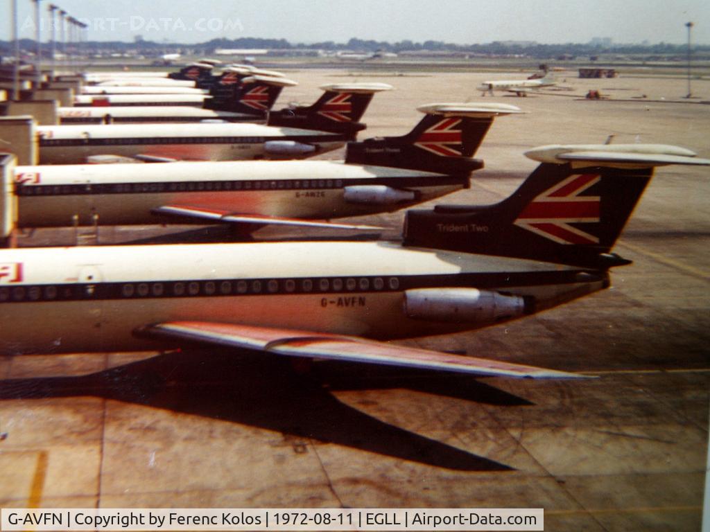 G-AVFN, 1969 Hawker Siddeley HS-121 Trident 2E C/N 2153, London