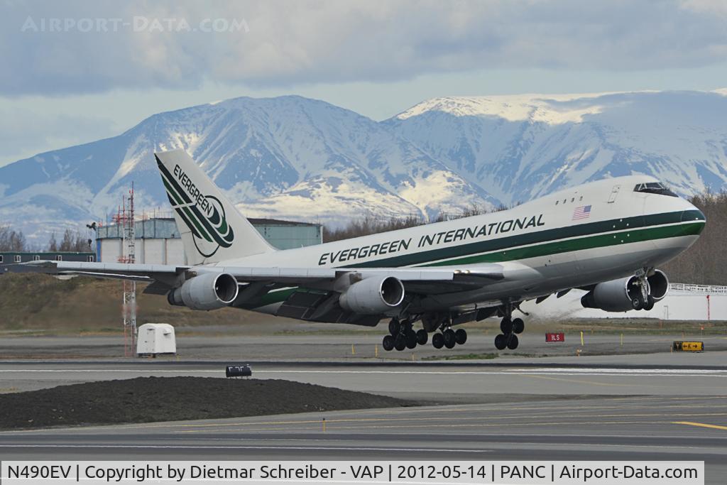 N490EV, 1988 Boeing 747-230F C/N 24138, Evergreen Boeing 747-200