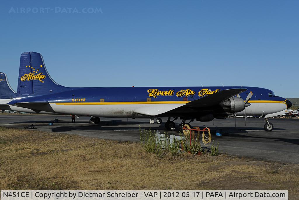 N451CE, 1953 Douglas R6D-1 (DC-6A) C/N 43712, Everts Air DC6