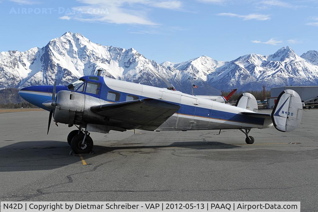 N42D, 1955 Beech E18S C/N BA-117, Beech 18