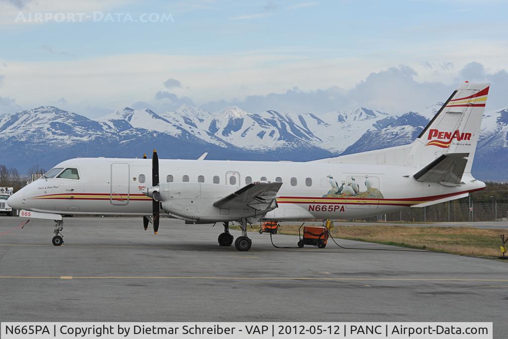 N665PA, 1990 Saab 340B C/N 340B-181, Pen Air Saab 340