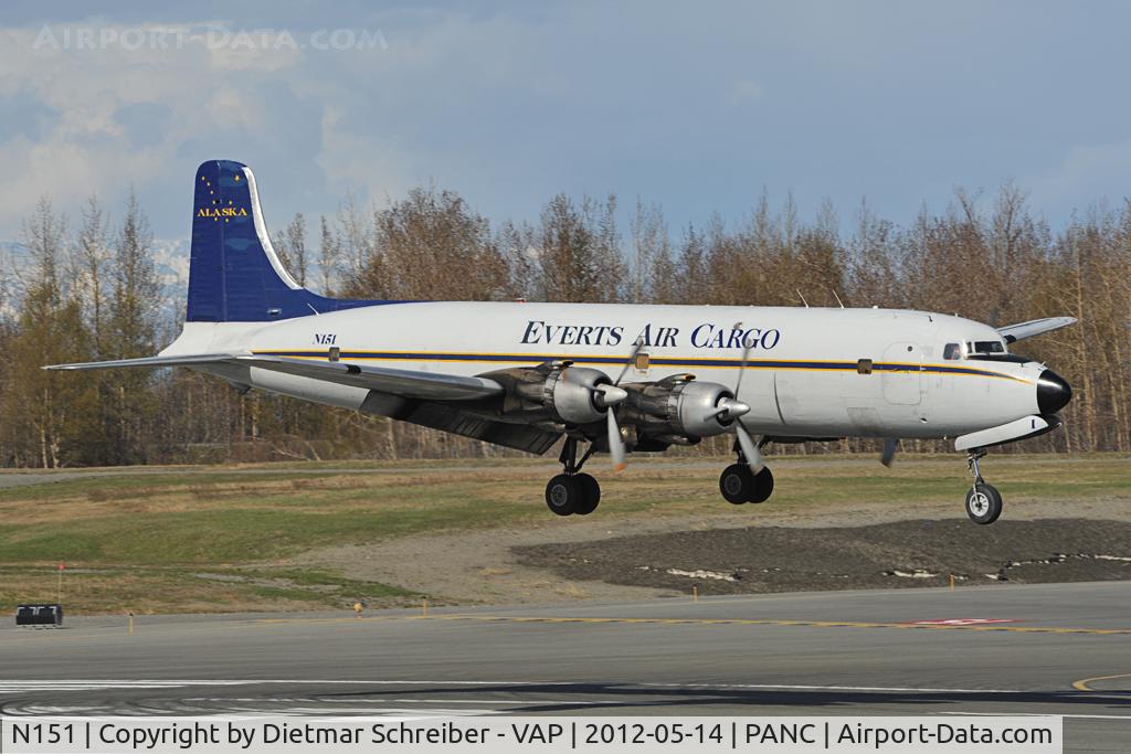 N151, 1958 Douglas DC-6B C/N 45496, Everts DC6