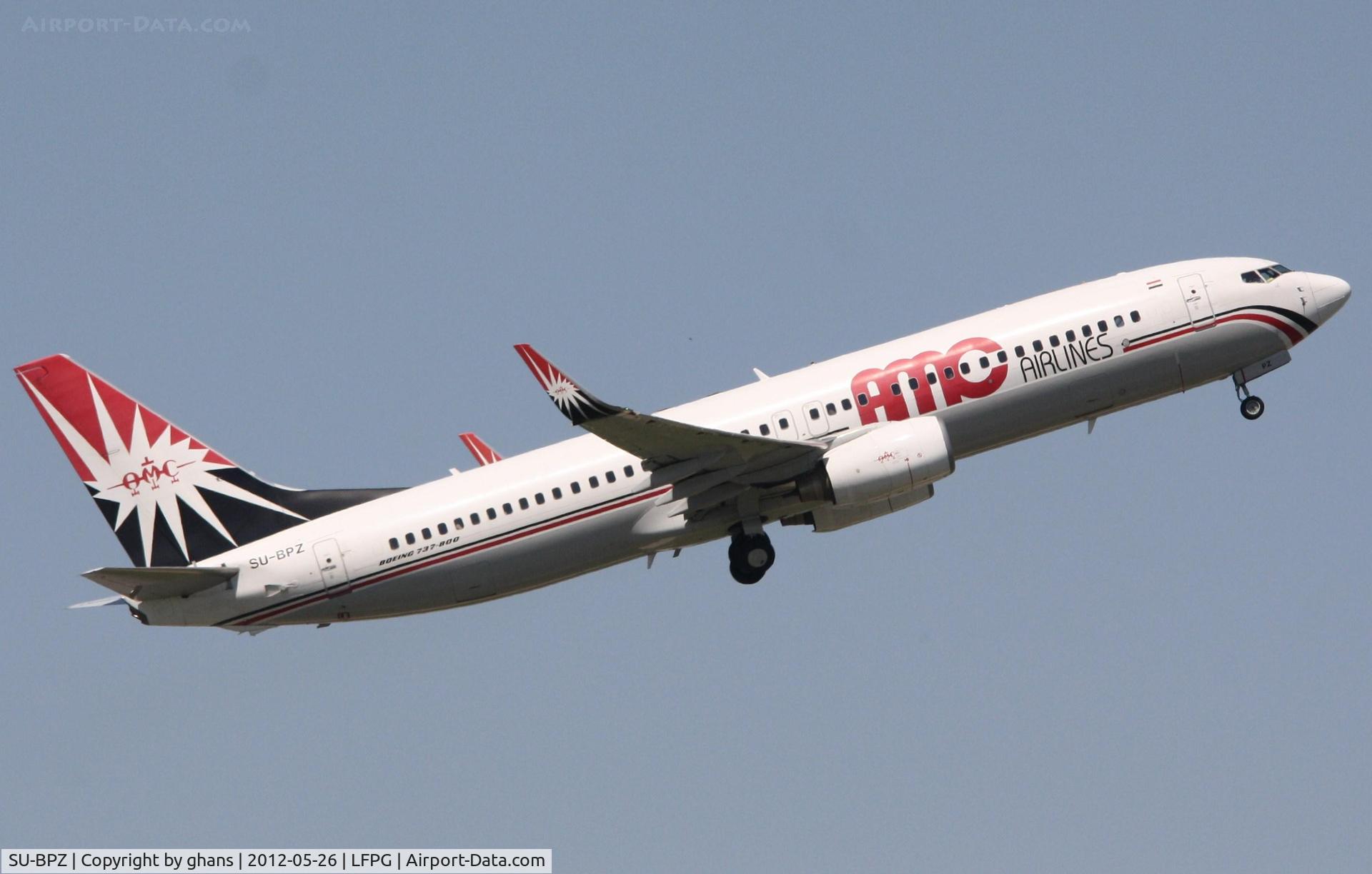 SU-BPZ, 2007 Boeing 737-86N C/N 35213, Amc Aviation