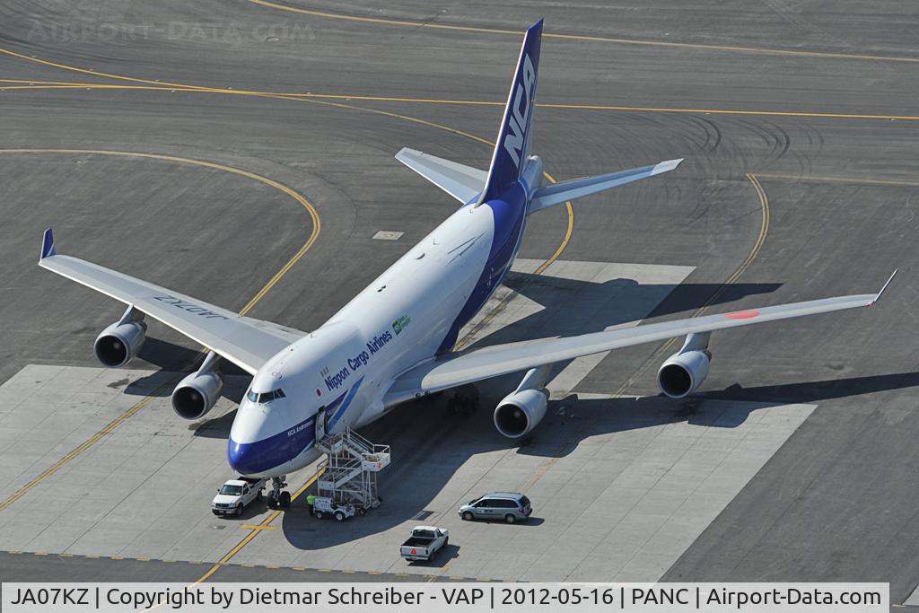 JA07KZ, 2008 Boeing 747-4KZF C/N 36134, Nippon Cargo Boeing 747-400