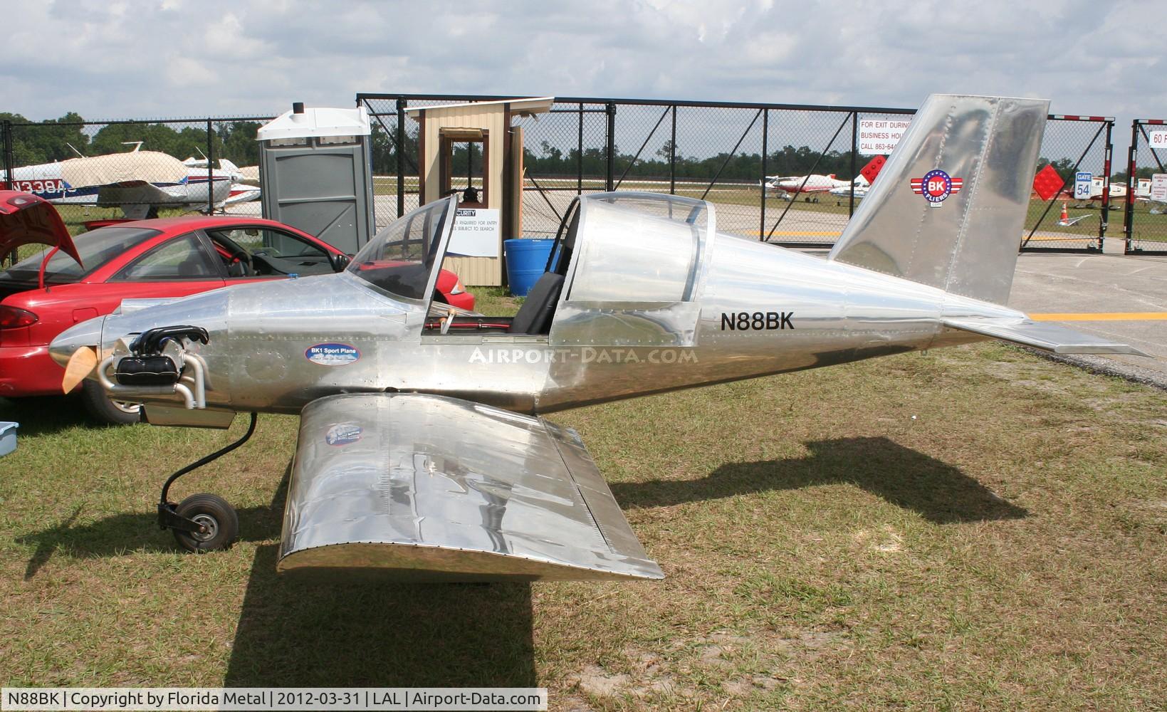 N88BK, 2002 BK Flyers BK1.3 C/N 3480-P, Hummel Bird