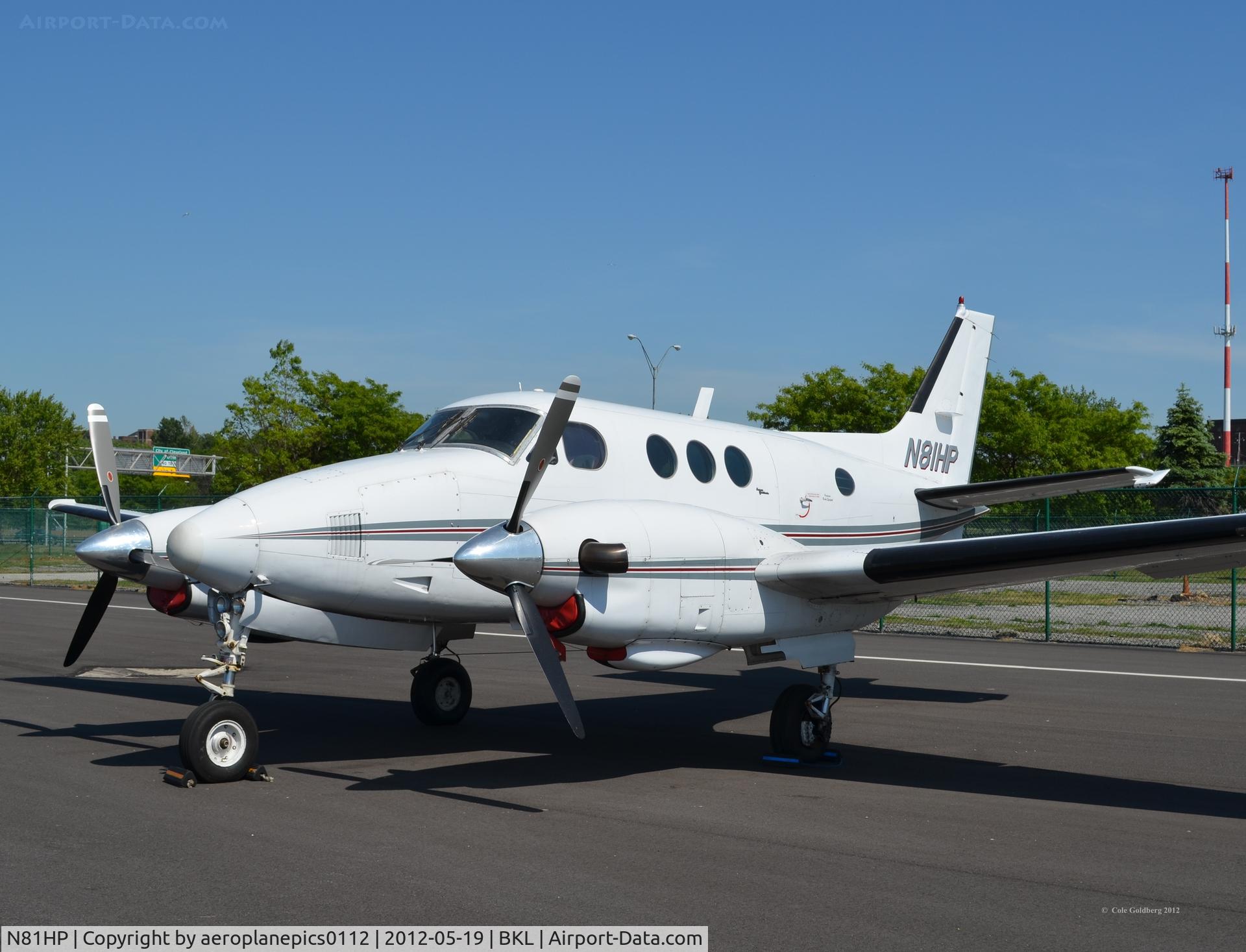 N81HP, 1973 Beech E-90 King Air C/N LW-72, N81HP seen at KBKL.