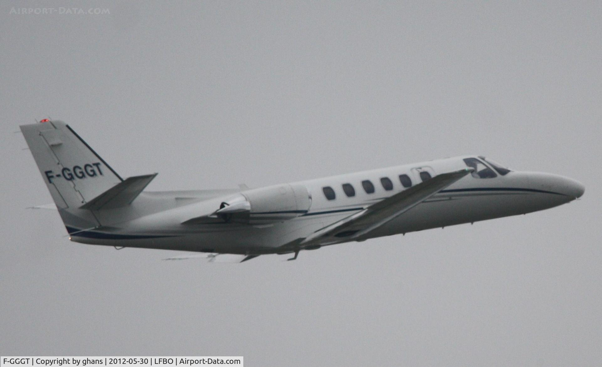 F-GGGT, Cessna F550 Citation II C/N F550-0611, Departing