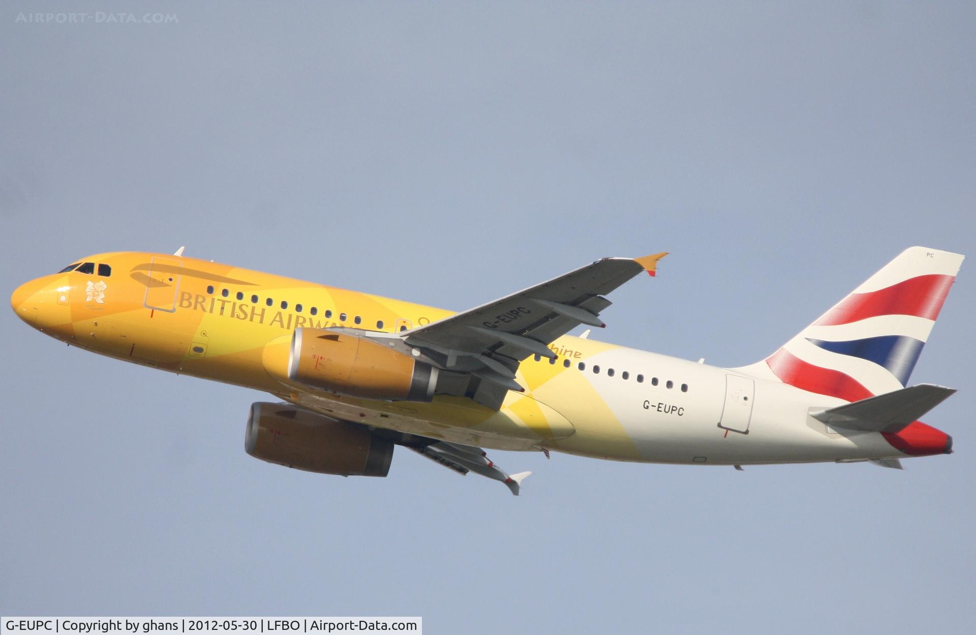 G-EUPC, 1999 Airbus A319-131 C/N 1118, Our moment to shine