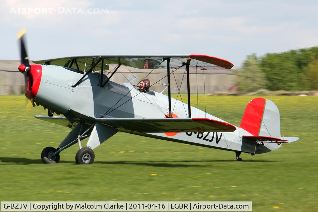 G-BZJV, 1957 CASA 1-131E Srs 1000 C/N 1075, CASA 1-131E Srs 1000 Jungmann, Breighton Airfield, April 2011.