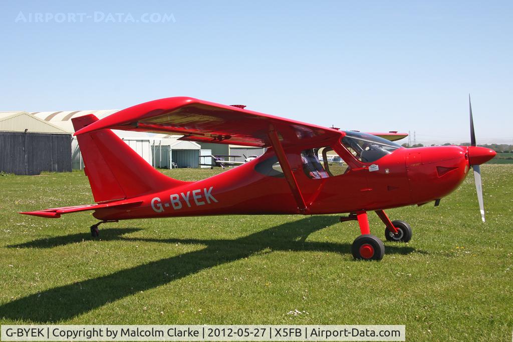 G-BYEK, 2000 Stoddard-Hamilton GlaStar GS-1 C/N PFA 295-13087, Stoddard-Hamilton Glastar, Fishburn Airfield, May 2012.