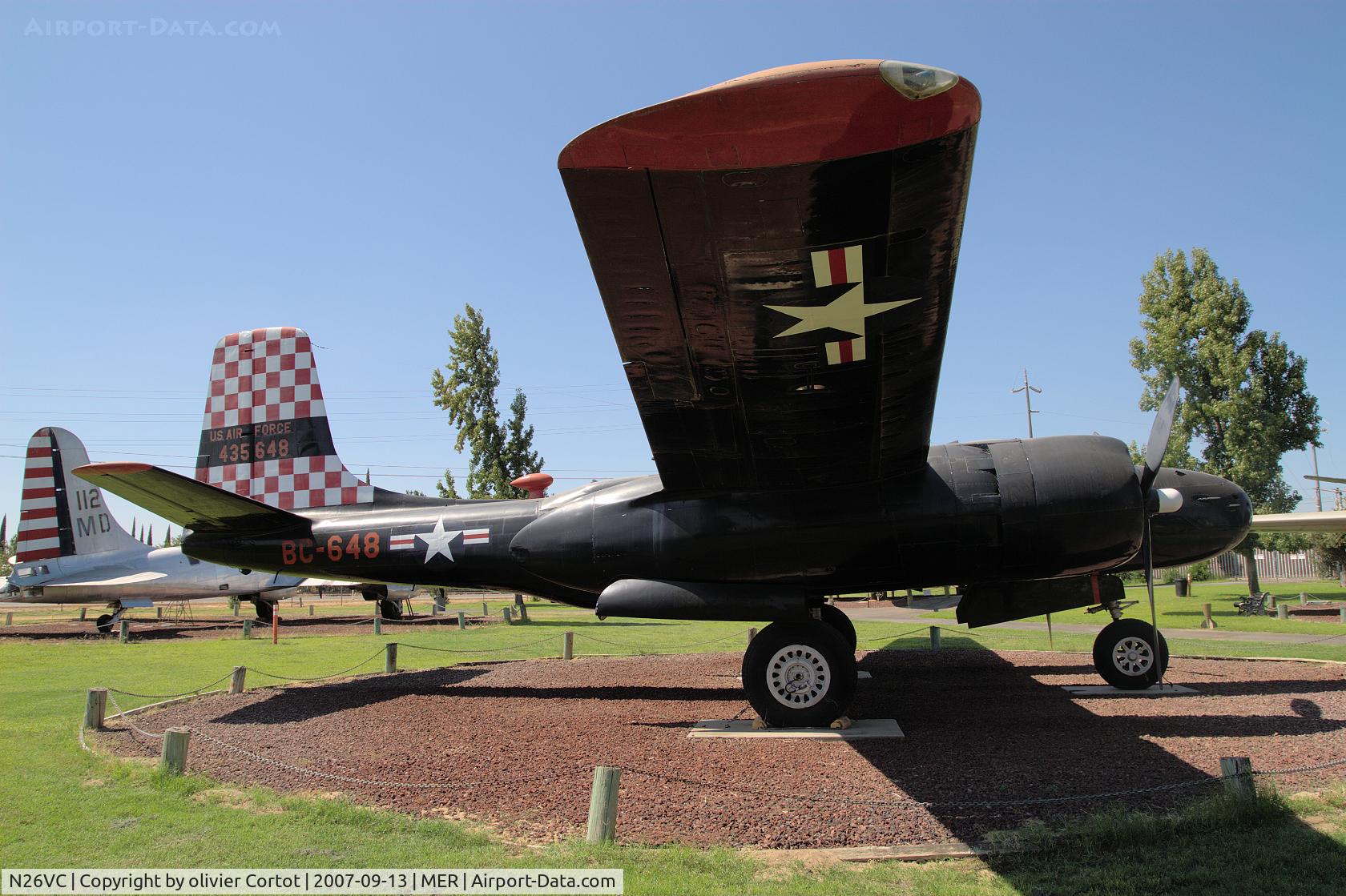 N26VC, 1941 Douglas A-26B Invader C/N 7185, now at the Castle air museum, CA