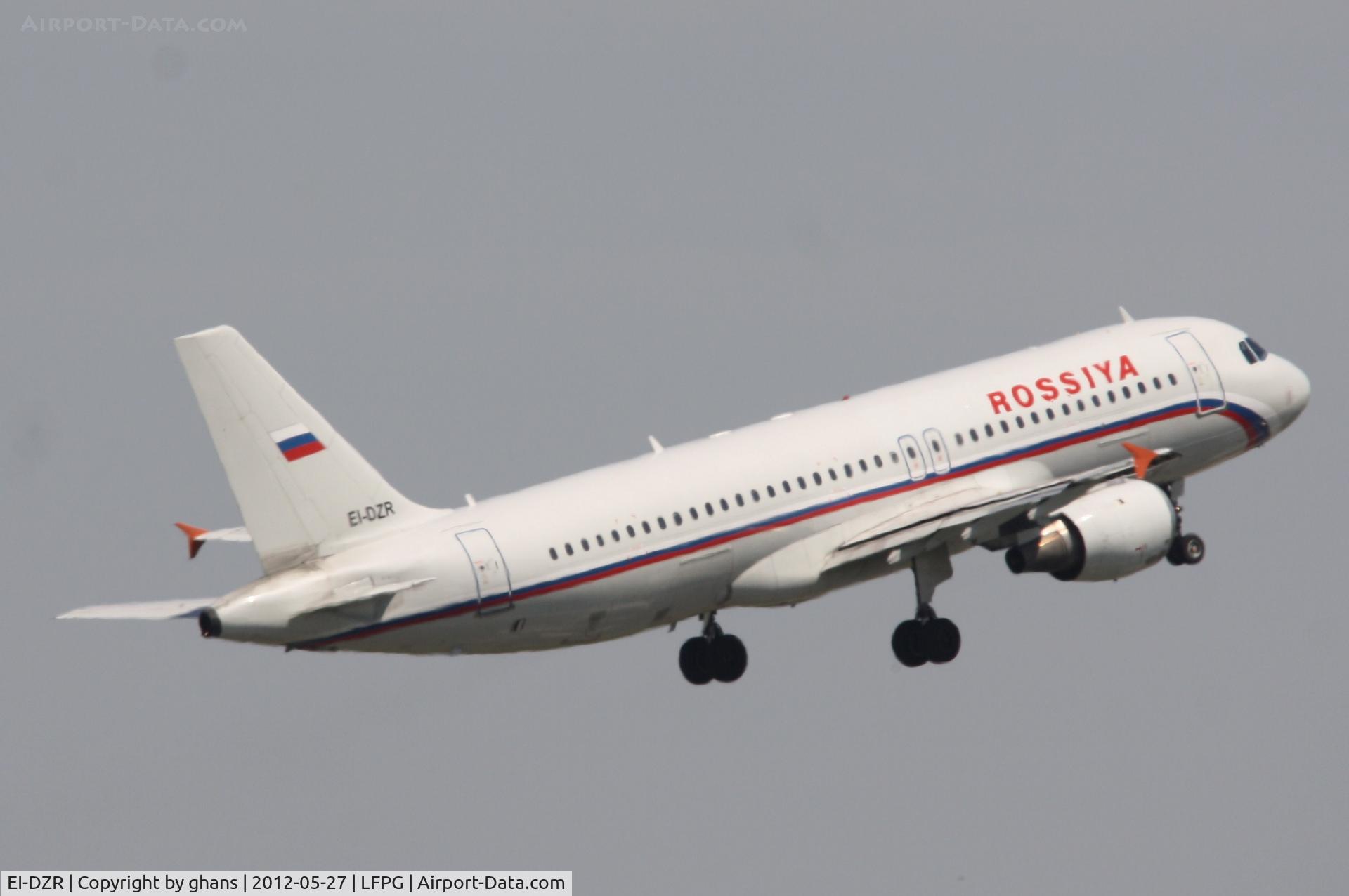 EI-DZR, 1994 Airbus A320-211 C/N 427, Departing CDG