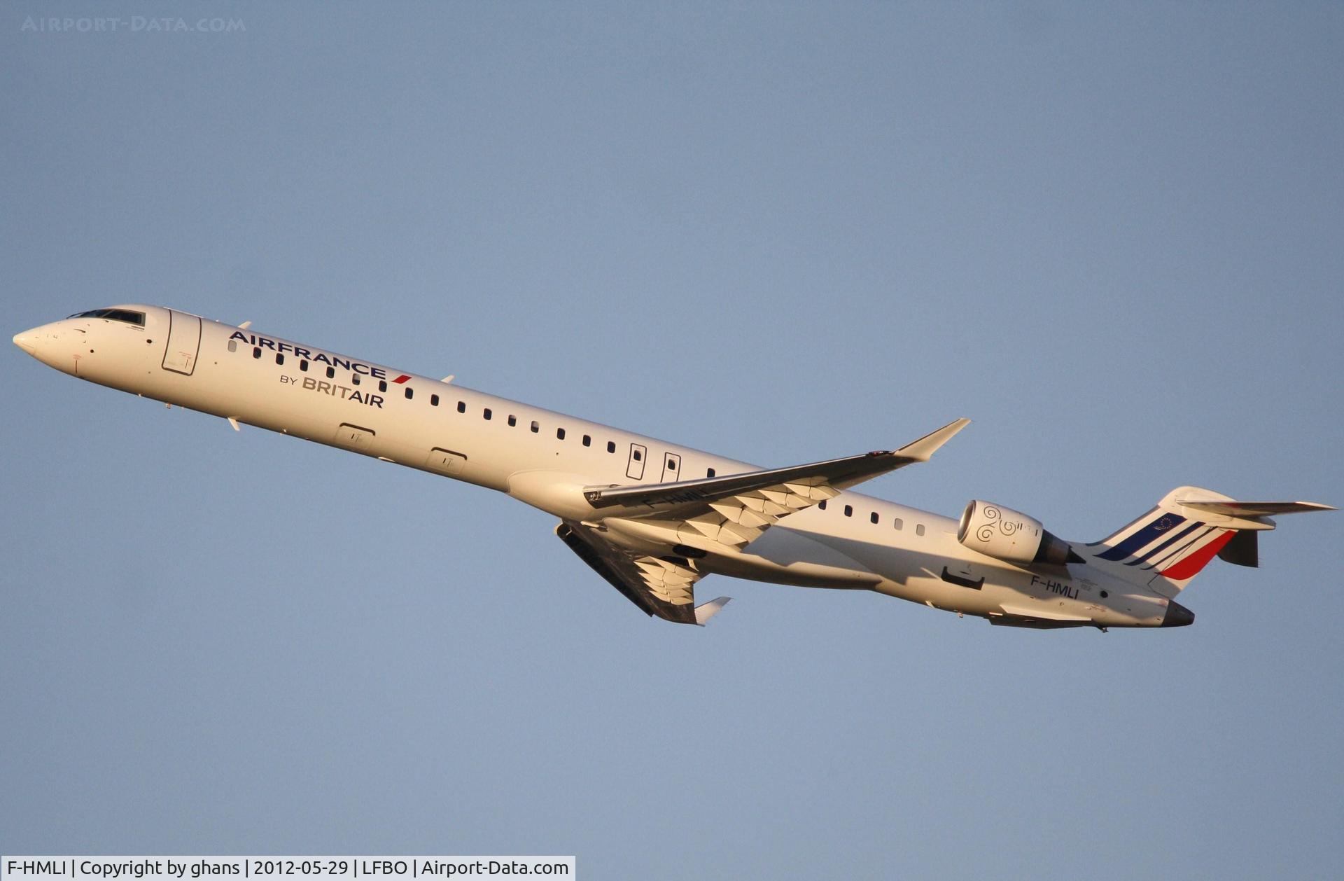 F-HMLI, 2011 Bombardier CRJ-1000EL NG (CL-600-2E25) C/N 19014, Air France Regional